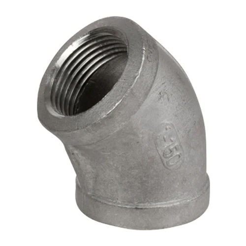 Sliver Stainless Steel Pipe Elbow