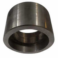 316 Grade Stainless Steel Socket Weld Coupling - Stainless Steel, Silver Color, Male Connection, Round Shape | Includes Warranty