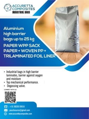 Pharma foil tri laminated foil pouch