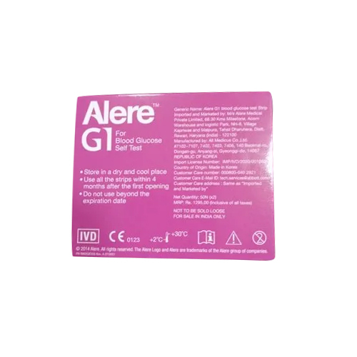 Alere Blood Glucose Self Test Strip