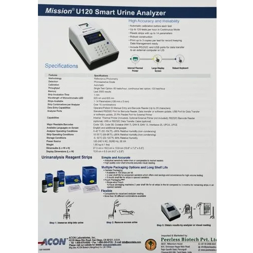 Mission U120 Smart Urine Analyzer