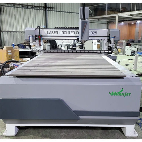 Combo Machine Cnc Router Co2 Laser Cutting And Engreving Dimension (L*W*H): 2500Mmx1300Mm Millimeter (Mm)