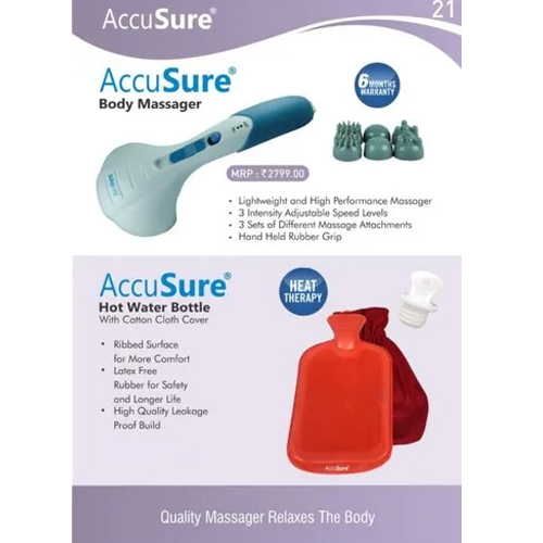 Accu Sure Body Massager And Hot Water Bottle