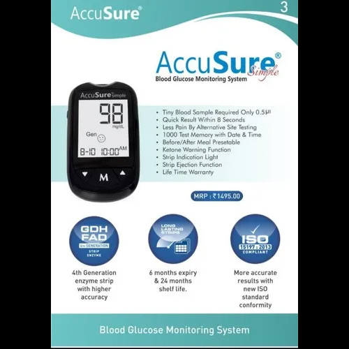 Accu Sure Blood Glucose Monitoring System