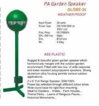 Garden Speaker - Globe 35 - Camera Pixels: Na