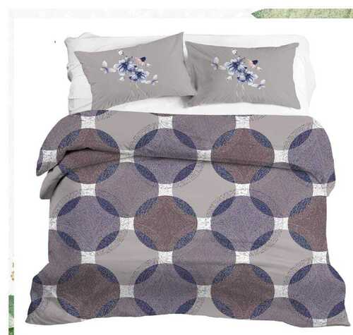 90X100 Bedsheet Double Bed - Color: Grey