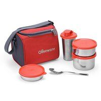 Milano Lunch Box With Steel Spoon