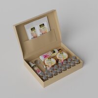 Skin lightening support facial kit