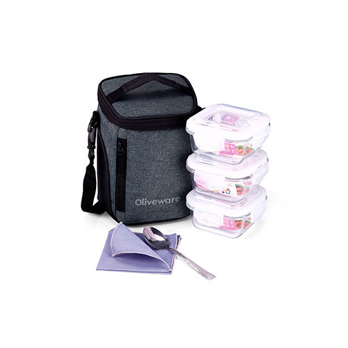 Ivy Glassware Lunch Box