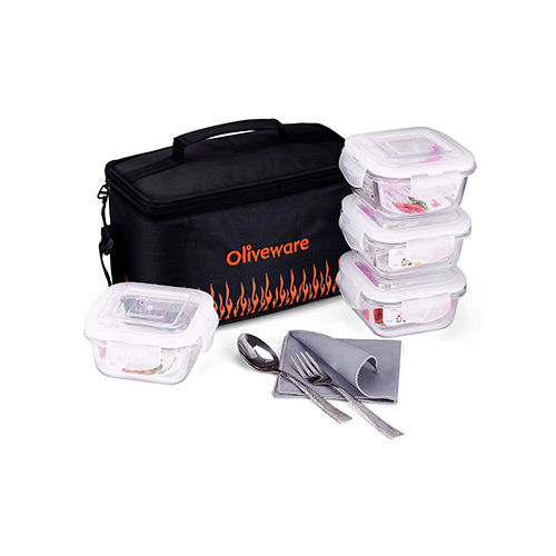 Olivia Glassware Lunch Box