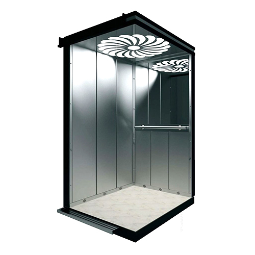 Stainless Steel Commercial Elevator Cabin