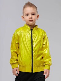Windbreaker Jacket 34-54 - 100% Polyester & 100% Cotton Lining, Yellow | Water Resistant, Windproof, Lightweight, Zipper Closure, Comfortable Fit