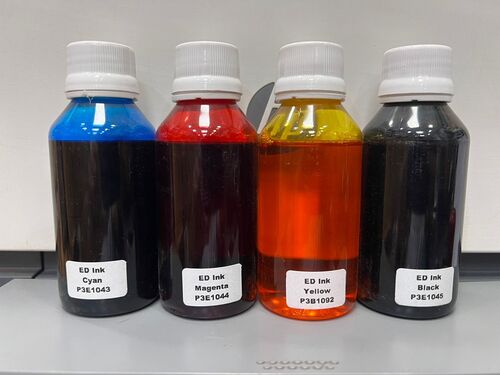 Edible Printer Ink Compatible with All Printers Combo of Cyan Magenta Yellow and Black