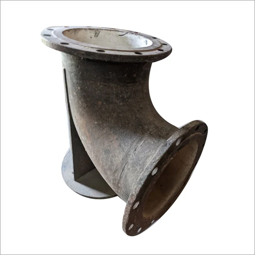 Di Double Flange Duck Foot Bend - Color: Black