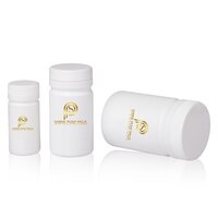Hdpe Volpo Jar - 100 To 300 Ml Capacity, Round Shape, Any Color | Versatile Plastic Container For Pharmaceuticals, Screw Cap Sealing