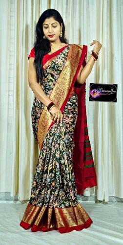 SOFT PAITHANI SILK PRINTED SAREES