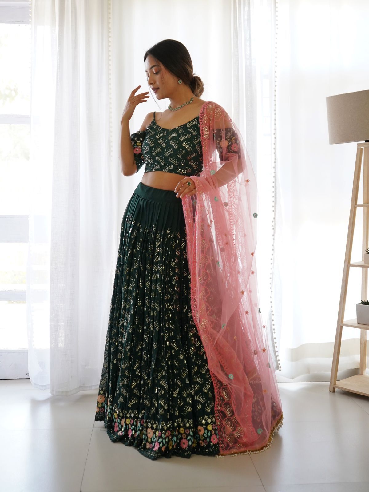 EMBROIDERED LEHENGA CHOLI