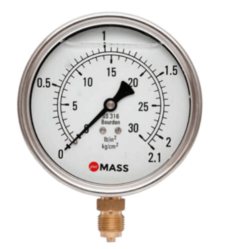 Mass Gfb Pressure Gauge Dial Material: Glass