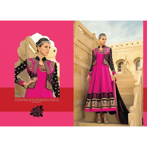 Pink & Black Indo Western Suits