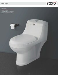 Ceramic one piece toilet