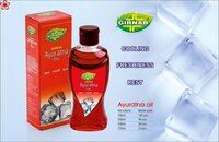 Herbal Ayu Ratna Cool Hair Oil - Ritha & Herbal Blend, 100 Ml Red Oil For Anti-dandruff, Hair Growth Boost, Shine Rejuvenation, Smoothing & Straightening Benefits