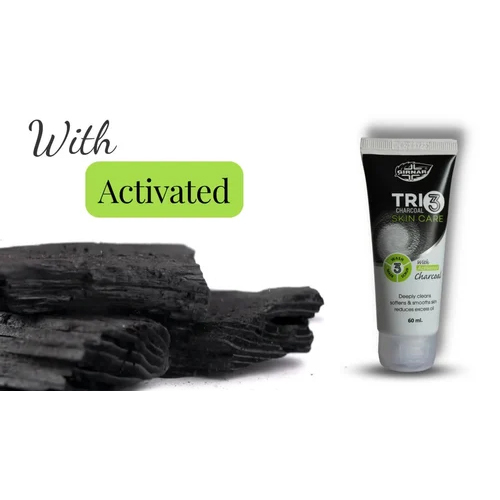 Trio Charcoal Face Wash 60ml