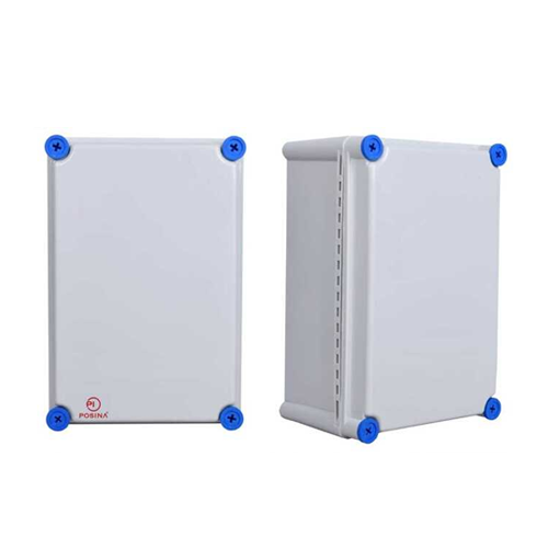 Opaque Heavy Duty Junction Box - PVC, 280x190x130 mm | White Color, IP67 Protection Level, Powder Coating Finish, 1 Year Warranty