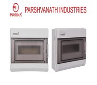 Ip 67 Mcb Box Double Door - Color: Smoke Black Transparent