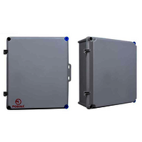 Abs Hinge Enclosure Ip67 410x360x170 - Color: Grey