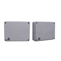 556 Regular Abs Junction Box - Abs Material, 255x200x80 Mm, White Color, Ip65 Protection Level, Powder Coated Surface | 1 Year Warranty
