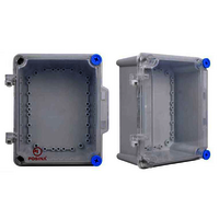 1004 Hinge Junction Box - Abs, 400x350x170 Mm | White, Ip67 Protection Level, Powder Coated Finish, 1 Year Warranty