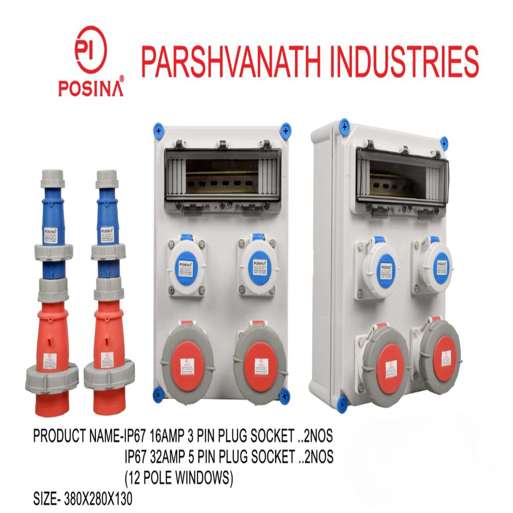 CUSTOMIZED JUNCTION BOXES HEAVY DUTY IP67 PLUG & SOCKET