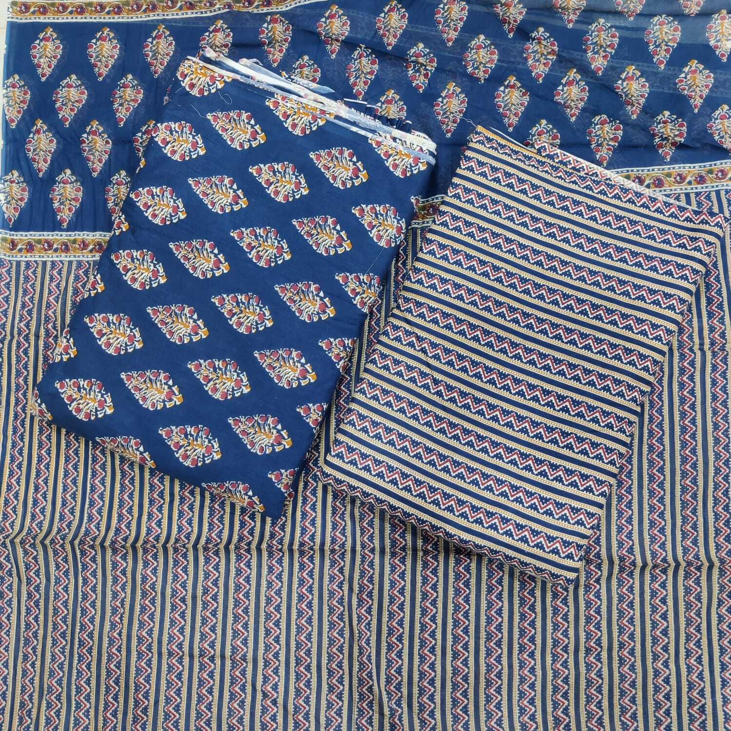 Block Printed Cotton Fabric