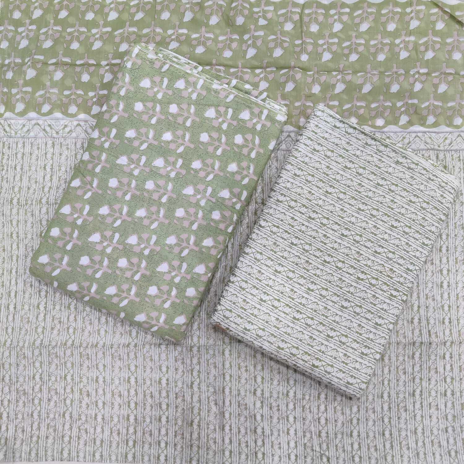 Block Printed Cotton Fabric