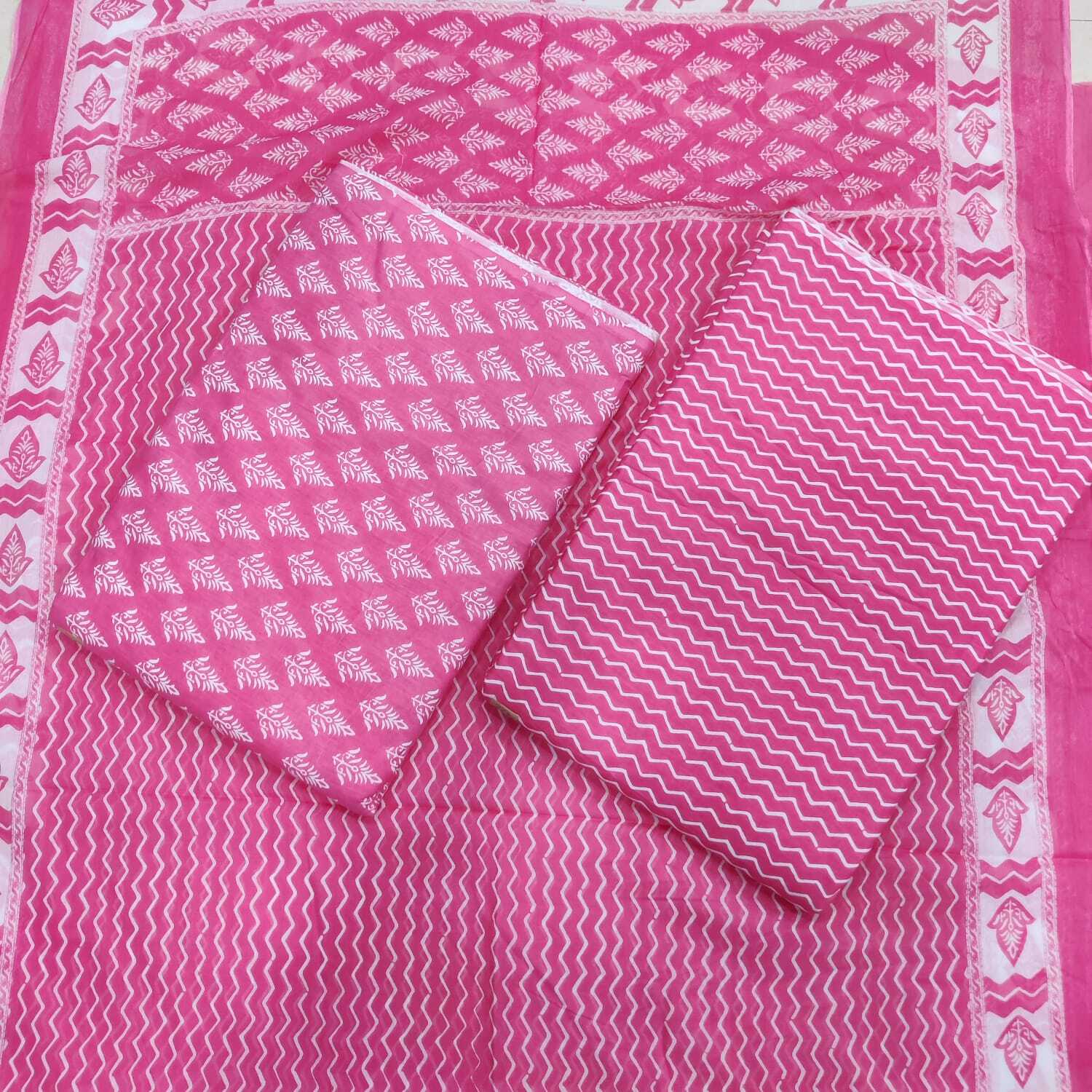 Block Printed Cotton Fabric