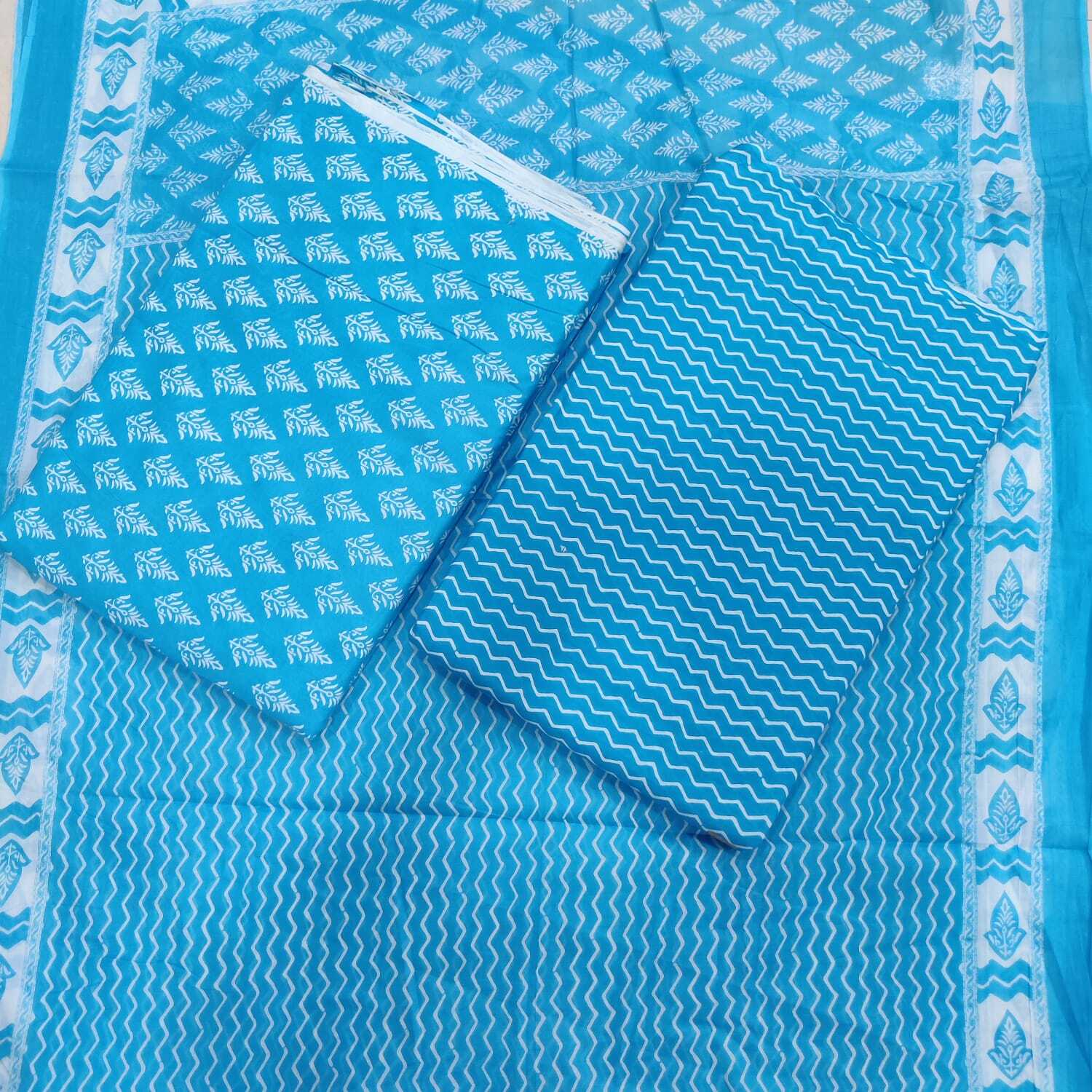 Block Printed Cotton Fabric