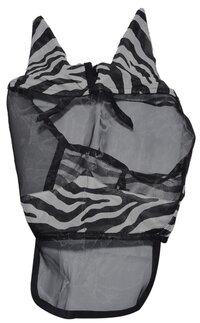 Zebra Print Fly Mask