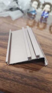 Aluminium J Profile - Color: Grey