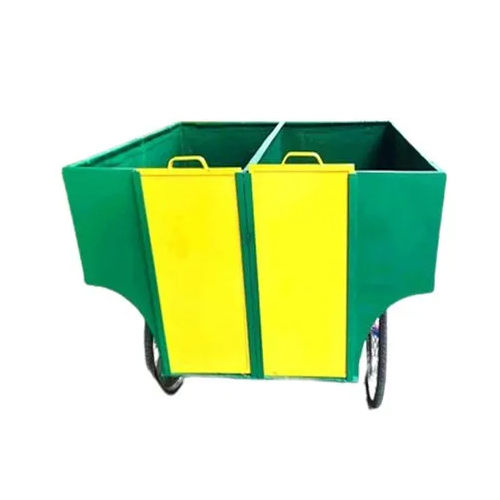 Painted Frp Garbage Rickshaw Trolley