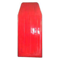 Plain Red Frp E-rickshaw Roof