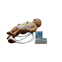 Gd/ft335  Full Functional Neonatal Cpr And Nursing Manikin With Monitor - Color: Skin