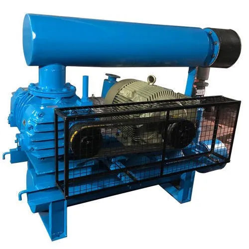 Blue Twin Lobe Rotary Compressors