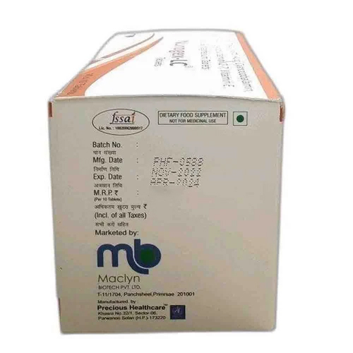 L carnitine 500mg, Cyanocobalamin 750 mcg, Pyridoxine, Folic Acid , Vitamin E ,Zinc and Magnesium Tablets