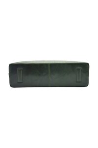 Genuine leather bottle green ladies bag