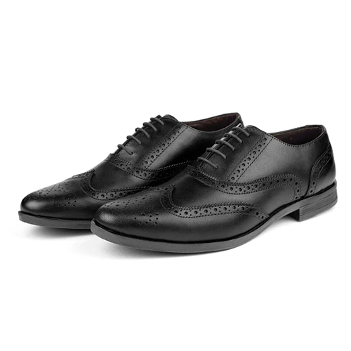 Mens Black Brogue Shoes