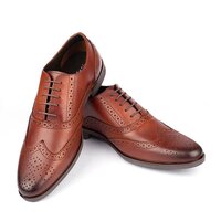 Mens Brown Brogue Shoes