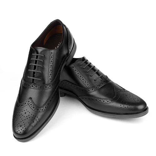 Mens Black Brogue Shoes