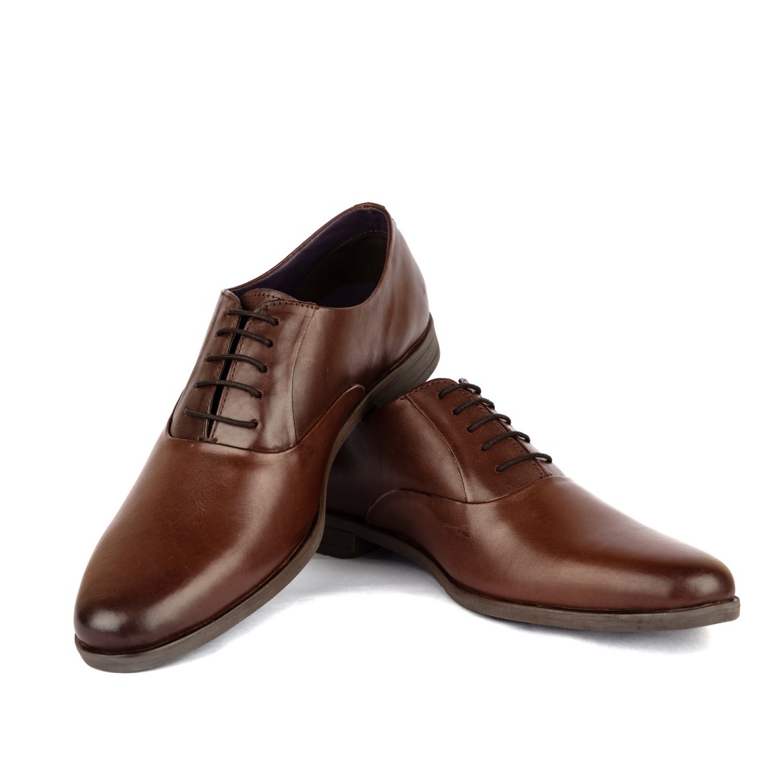Mens Brown Classic Lace Up Formal Shoes