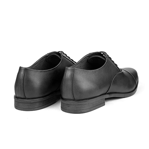 Mens Black Classic Lace Up Oxford  Shoes