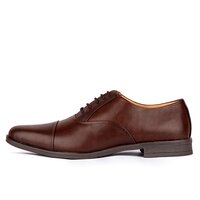 Mens Dark Brown Classic Lace Up Oxford Shoes